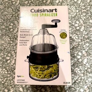 Cuisinart Black and Clear Food Spiralizer